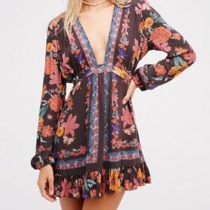 Free People Floral Tunic
